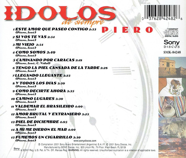 lataa albumi Piero - Idolos De Siempre