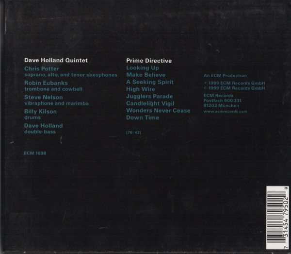 lataa albumi Dave Holland Quintet - Prime Directive