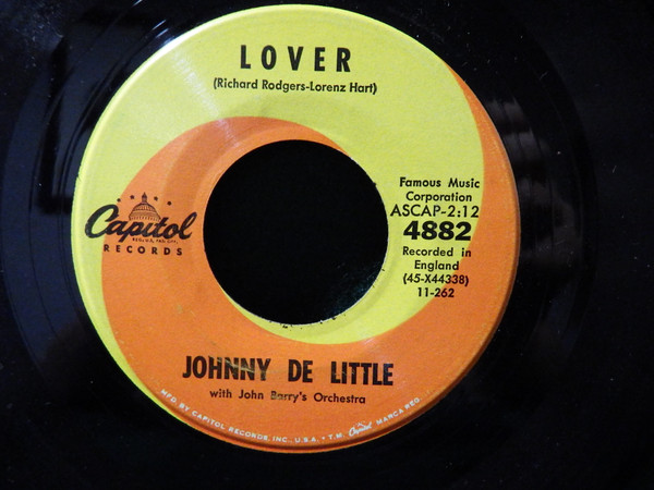 descargar álbum Johnny De Little With John Barry's Orchestra - Lover You Made Me Love You