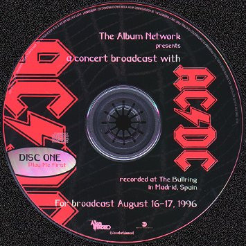 AC/DC – No Bull (Live - Plaza De Toros, Madrid) (1996, Laserdisc