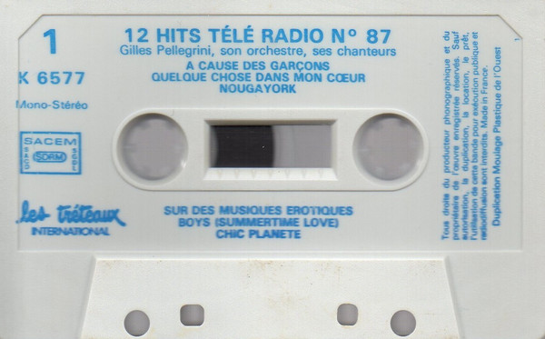 ladda ner album Gilles Pellegrini, Son Orchestre Et Ses Chanteurs - 12 Hits Télé Radio N87