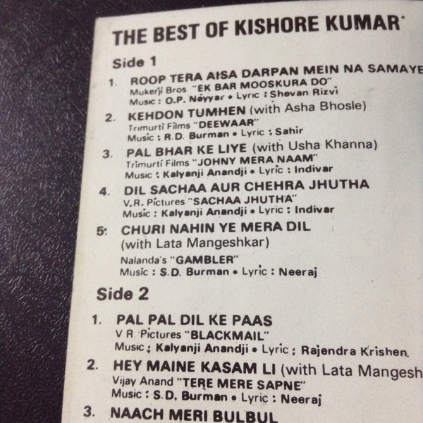 ladda ner album Kishore Kumar - The Best Of