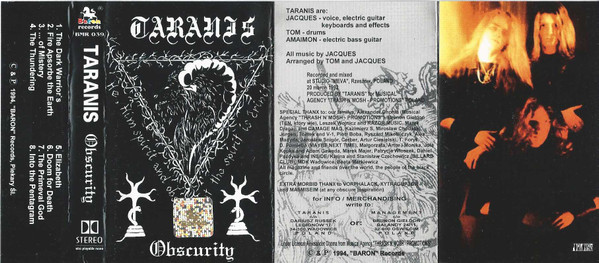 lataa albumi Taranis - Obscurity