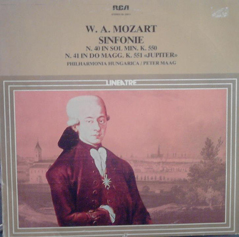 baixar álbum W A Mozart Philharmonia Hungarica Peter Maag - Sinfonie N40 In Sol Min K 550 N 41 In Do Magg K 551 Jupiter