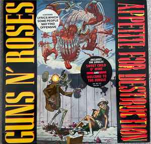 Guns N' Appetite For Destruction Withdrawn Sleeve, Hybrid Pressing, Vinyl) - Discogs