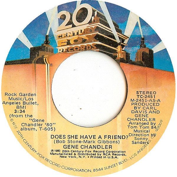 Album herunterladen Gene Chandler - Does She Have A Friend Let Me Make Love To You