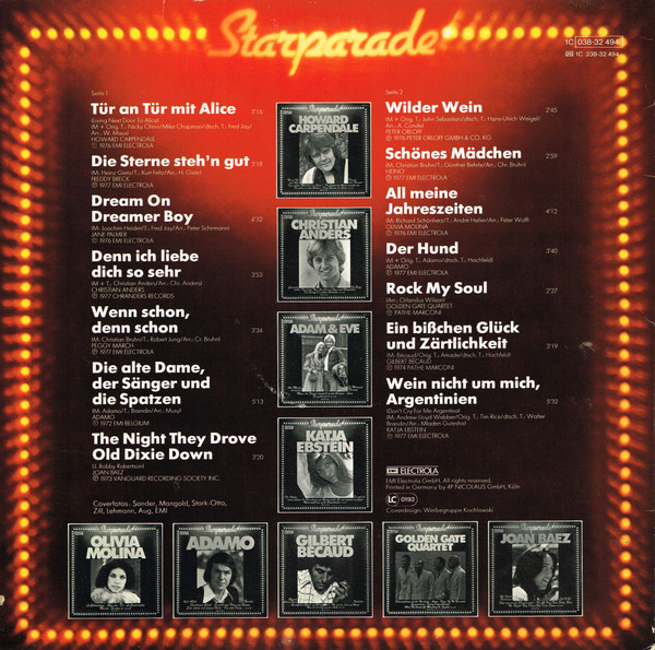 descargar álbum Various - Starparade Sampler