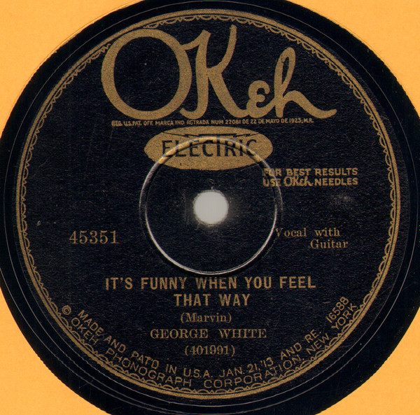 baixar álbum George White - My Mammys Yodel Song Its Funny When You Feel That Way