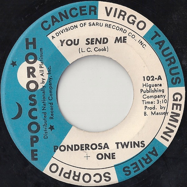 Ponderosa Twins + One – You Send Me (1971, Vinyl) - Discogs