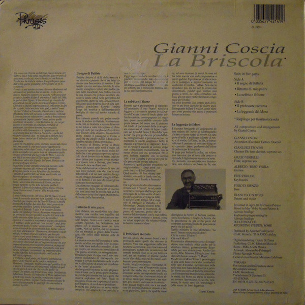 télécharger l'album Gianni Coscia - La Briscola Suite In Five Parts