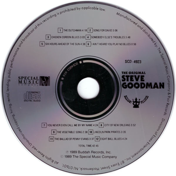 ladda ner album Steve Goodman - The Original Steve Goodman