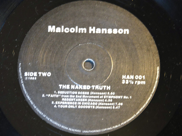 Album herunterladen Malcolm Hansson - The Naked Truth