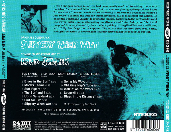 Bud Shank - Slippery When Wet | Releases | Discogs