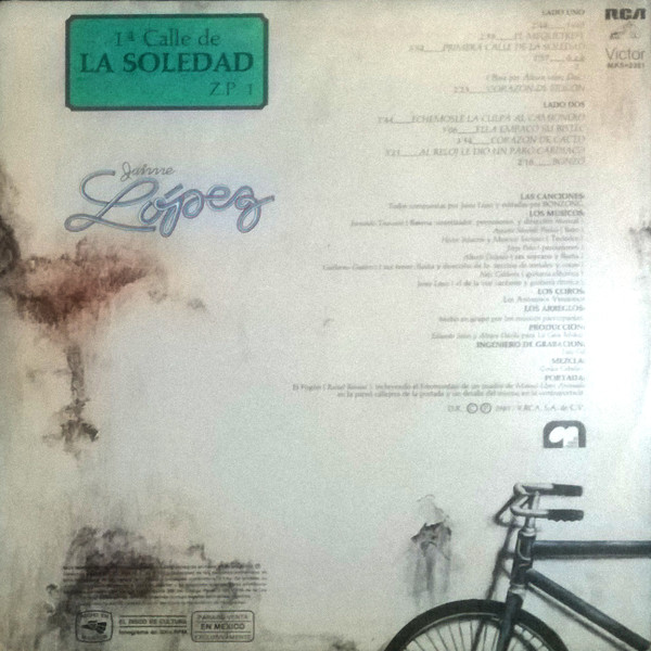 descargar álbum Jaime Lopez - Primera Calle De La Soledad