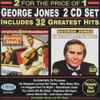 2 For The Price Of 1 George Jones Double Pak Includes 32 Greatest Hits  album cover