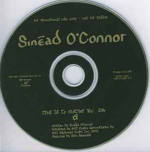 Sinéad O'Connor - This Is To Mother You album cover