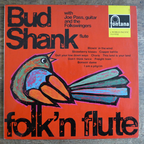 LP JAZZ Bud Shank / Folk´n Flute 日本盤-