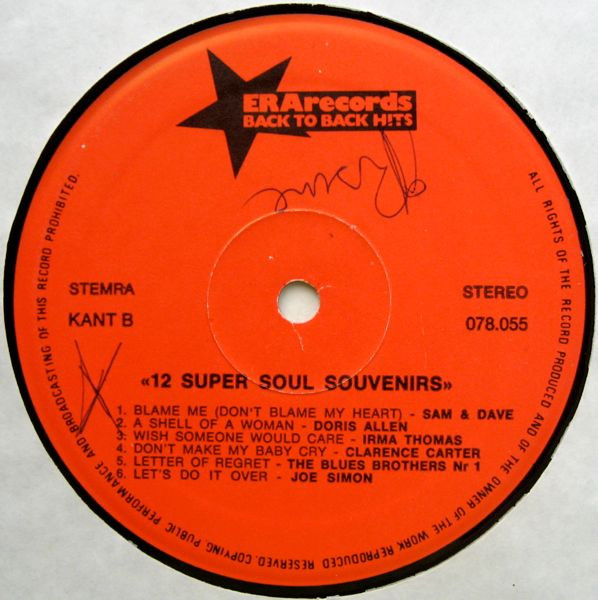 Album herunterladen Download Various - 12 Super Soul Souvenirs album