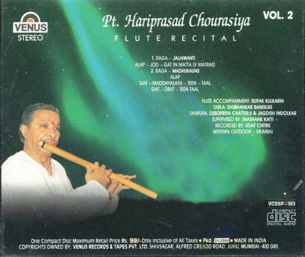 last ned album Pt Hariprasad Chaurasia - Flute Recital Vol 2