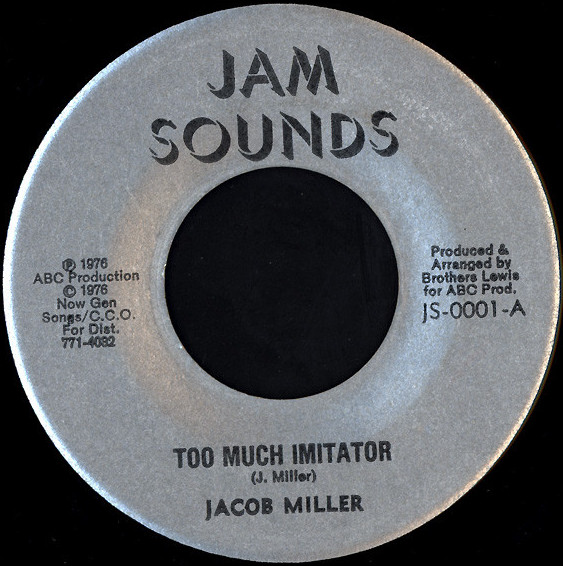 Jacob Miller – Too Much Imitator (1976, Vinyl) - Discogs