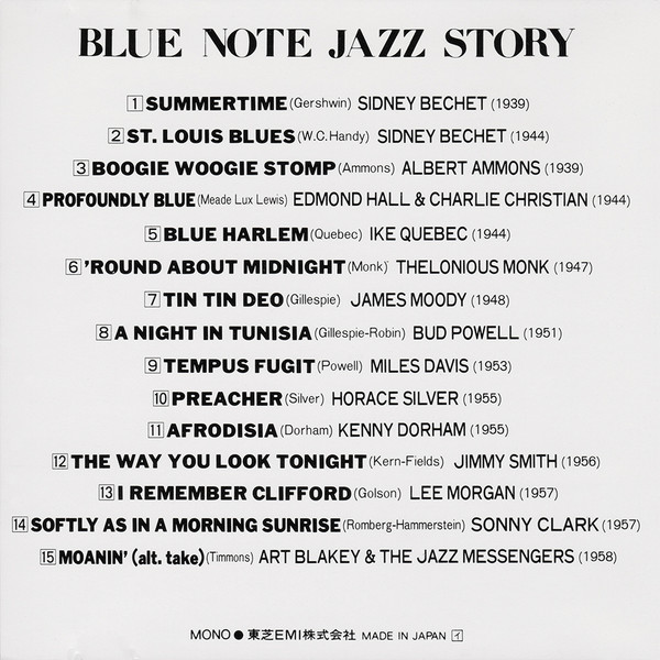 ladda ner album Various - Blue Note Jazz Story