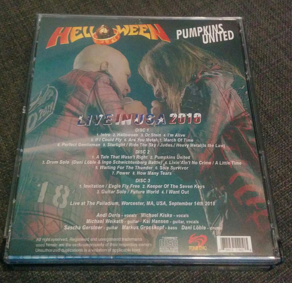 descargar álbum Helloween, Pumpkins United - World Tour 2017 2018 Live in USA 2018