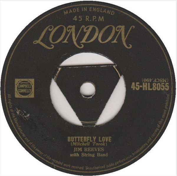 lataa albumi Jim Reeves - Butterfly Love Its Hard To Love Just One