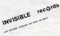 Invisible Records (11)auf Discogs 