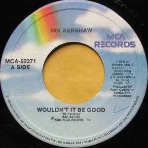 Nik Kershaw – Wouldn't It Be (1984, Vinyl) Discogs