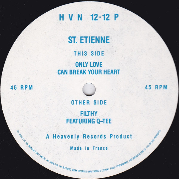 Saint Etienne - Only Love Can Break Your Heart | Releases | Discogs