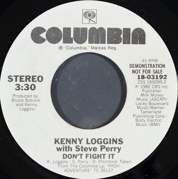 Kenny Loggins With Steve Perry – Don't Fight It (1982, Terre