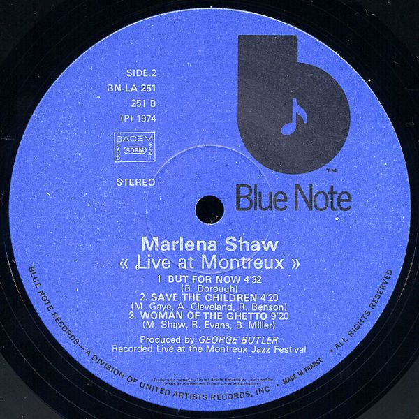 Marlena Shaw - Live At Montreux | Releases | Discogs
