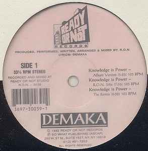 Demaka - Knowledge Is Power album cover