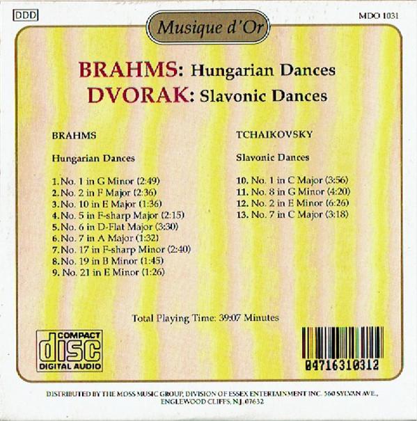 descargar álbum Brahms Dvorak - Hungarian Dances Slavonic Dances