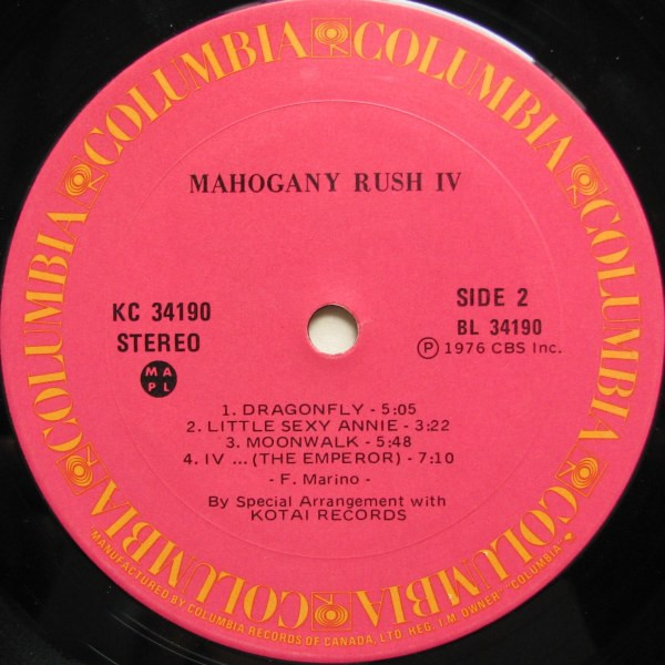 Mahogany Rush - Mahogany Rush IV | Columbia (KC 34190) - 4