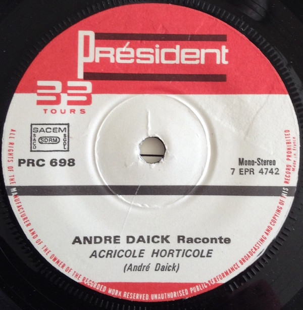 descargar álbum André Daick - Raconte