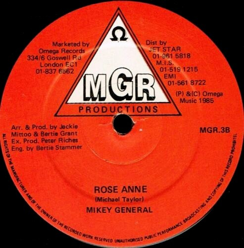 descargar álbum Mikey General - I Say No Rose Anne
