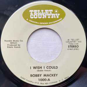 Bobby Mackey - I Wish I Could album cover