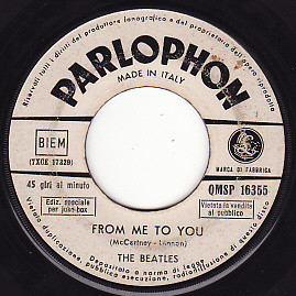 The Beatles – From Me To You (1964, Dark olive green labels