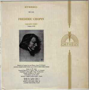 Frederic Chopin / Halina Czerny-Stefanska And Ludwik Stefanski