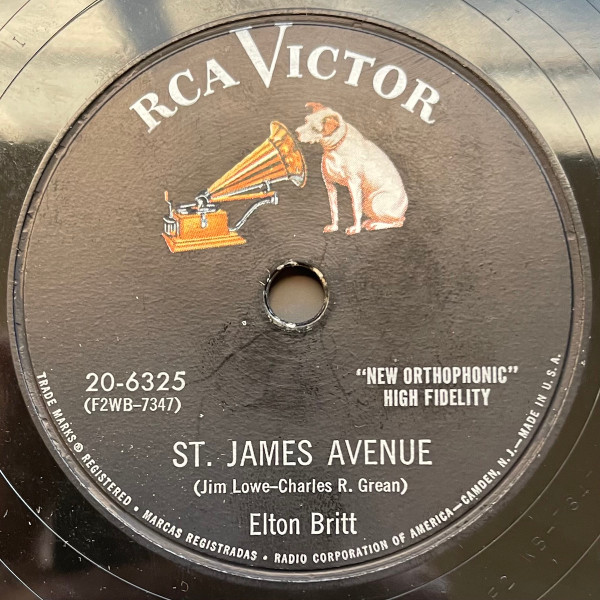 baixar álbum Elton Britt - Uranium Fever St James Avenue