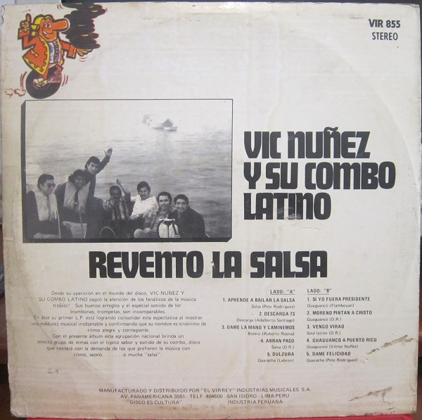 baixar álbum Vic Nuñez Y Combo Latino - Revento La Salsa
