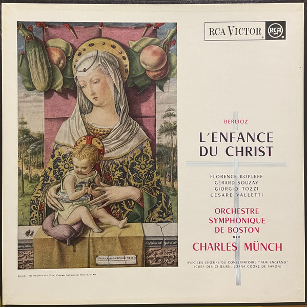 Berlioz / Boston Symphony Orchestra, Charles Munch – L'Enfance Du