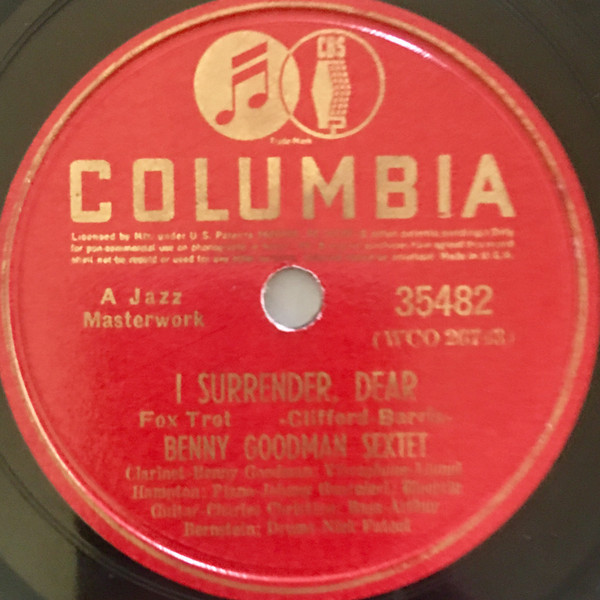 last ned album Benny Goodman Sextet - I Surrender Dear Boy Meets Goy