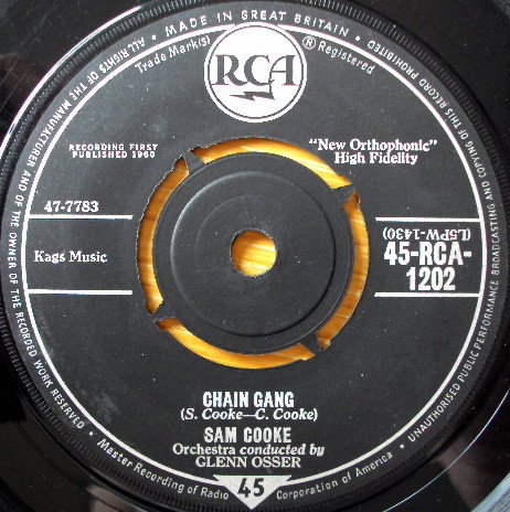 Sam Cooke – Chain Gang (1960, Rockaway Pressing, Vinyl) - Discogs