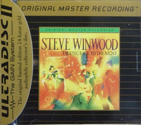 Steve Winwood – Talking Back To The Night (1996, 24 KT Gold CD, CD