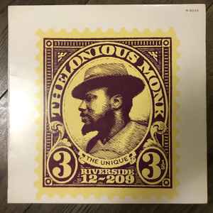 Thelonious Monk – The Unique Thelonious Monk (1964, Vinyl) - Discogs