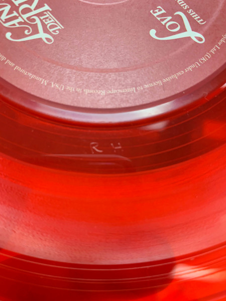 Lana Del Rey – Love / Lust For Life (2017, Red Translucent Heart-Shaped,  Vinyl) - Discogs