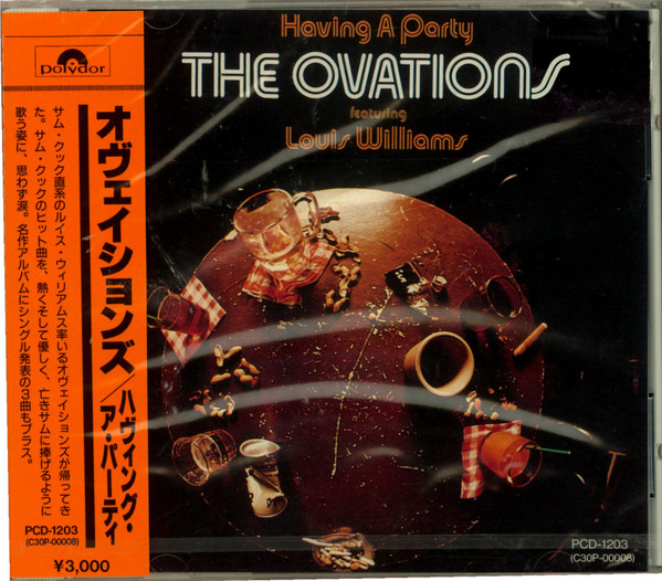 The Ovations feat. Louis Williams – Having A Party (1973, Vinyl 