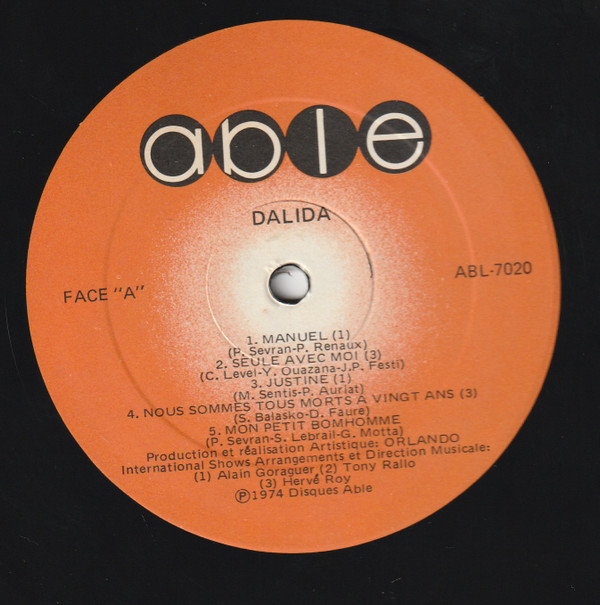 Dalida - Dalida | Able (ABL-7020) - 3